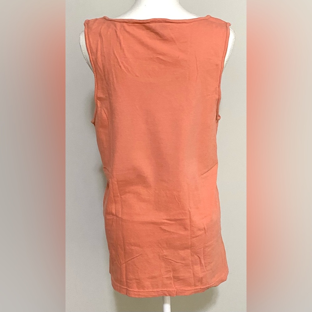 Comfort Colors Womens S Orange Worthy Cotton Tank Top Boho Summer Activewear - Picture 3 of 10
